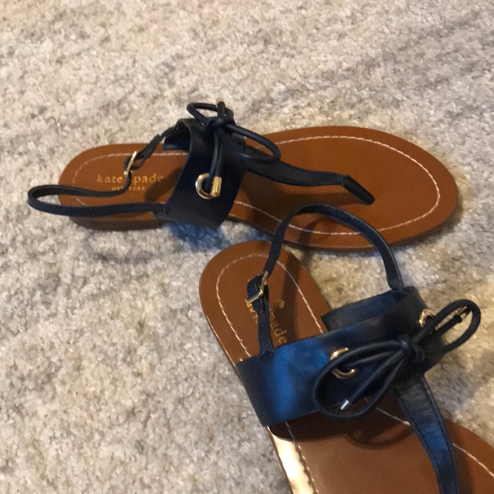 Kate Spade bow sandals, like new